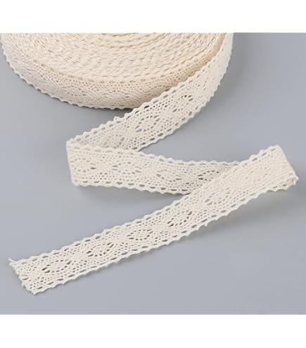 Kant off white 3 cm breed - Goedkoop lint, linten groothandel, organza