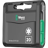 Wera 05057770001 U&ccedil; Seti, U&ccedil; Kutusu 20 TX 20, 20 Par&ccedil;a