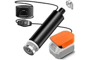 TEPULAS Self-Priming Water Transfer Pump for Dewalt 20V Battery, 635GPH Cordless Water Pump for Pool Draining, Pond, Garden, Tub, Tank, Aquariums