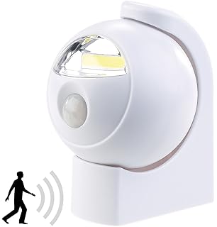 Luminea Aussenleuchte Batterie Led Wandspot Fur Innen Aussen Bewegungssensor 7 Monate Laufzeit Led Leuchte Mit Bewegungsmelder Amazon De Beleuchtung