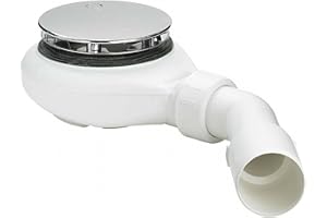 Viega 634100 Ablaufgarnitur Tempoplex 6963 Kunststoff/verchromt 112 mm x DN 40/50 x 60