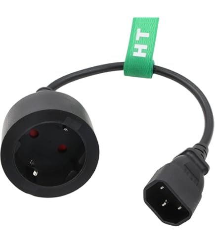 Vde Per UPS Cavo Adattatore Presa Europea A IEC, CONVERTITORE ITALIANA A IEC Vde - Foto 6