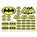Price comparison product image BATMAN STICKERS - 32 Printed Vinyl Batman Stickers Car Van Motorbike Skateboard