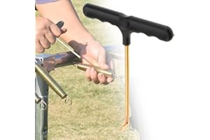 BIUCHJIU Trampoline Tool Spring Pull Tool Spring Pull T-Hook Tent Peg Puller for Jumping Trampoline Hand Tool