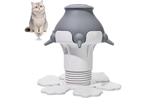 Goowafur Welpensauger, Welpenflaschen zum Stillen, 300 ml Stillflaschen aus Silikon für Brustwarzen, Höhenverstellbare Nippel-Kätzchenflasche für Welpen, Hunde, Kätzchen, Kaninchen