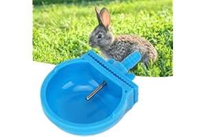 Cafopgrill 10 Sets Bebedero de Conejo Bebedero de Conejo Bebedero de Conejo Tazón de alimentación Jaula de Granja Accesorios de Suministros para Animales roedores