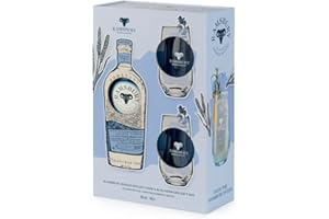 Ramsbury Single Estate Vodka & Glassware Gift Set, 70cl 43% ABV - Single Estate Spirits – Premium Vodka Gifting with Highball Glassware – Made in Wiltshire, UK