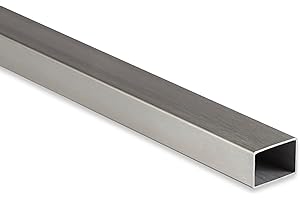 LANGLITZ METALLE Stainless Steel Rectangular Tube Hollow Profile V2A Polished 30 x 20 x 2 mm x 2,000 mm +-5 mm