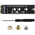 MICROWARE M.2 NVMe SSD Convert Adapter - Compatible with MacBook Air/Pro Retina 2013-2017 - NVMe SSD Upgrade Kit - RJ45