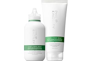 Philip Kingsley | Flaky/Itchy Scalp Shampoo and Conditioner Set | Anti-Dandruff Shampoo and Conditioner | Dry Oily Scalp Treatment | Soothes and Calms the Scalp | 2 Set | 250ml and 200ml