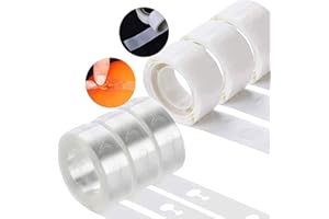 Andiker - Zestaw 6 rolek łuku balonowego, taśma samoprzylepna z podwójnym otworem, na przyjęcie urodzinowe, ślub, Boże Narodzenie