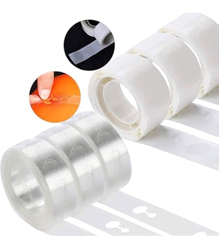 500 Pièces, 5 Rouleaux De Points De Colle Double Face Pour Ballons