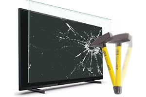 VENTON TV Bildschirmschoner 165 Bildschirm (65 Zoll) - Fernsehfilm für LCD, LED, 4K OLED und QLED HDTV Displayschutz für Fernseher - AntiSchaden TV Schutz - Abgehängt und Fixiert