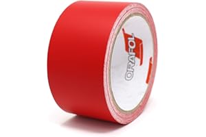 FINEST FOLIA Vinyl Trim Stripe 33ft Tape Pinstriping Striping Sticker for Car Motorcycle Bike Truck Boat Decal for Crafting Handicrafts Model Making self-adhesive (Matt red, 1,57“)