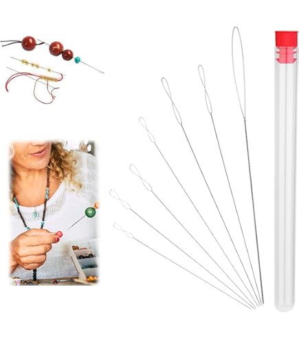 Aiguilles à Chas Pliables 5" 4/paquet Extra Fines, Fines