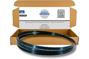 Birke® Bandsågblad 2240 mm svenskt stål – flexback olika bredder – tandning/mjukt lövträ, icke-järnmetaller, plast och mycket