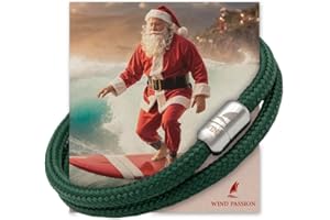 Wind Passion - Bracciale da uomo in paracord - Bracciale da donna - Braccialetto in corda con chiusura magnetica - Braccialetto da surfista - Braccialetti magnetici fatti a mano - Robusto e