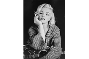 DCIDBEI DIY 5D Cuadros Diamantes Actriz Punto de Cruz Diamante Mujer para Niños Diamond Painting Blanco y Negro Famosa Mosaico Manualidades Adultos Decoración de Pared 30 x 40cm