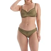 Dagi Y&uuml;ksek Bel Bikini Alt Yeşil