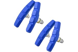 SOMMET 2 pares de pastillas de freno de bicicleta V brake 70mm con tuercas hexagonales y espaciadores juego de bloques de freno de bicicleta 70mm VSP70B