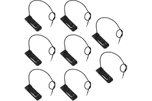 YINETTECH 8 clip per pinne per tavola da surf con fibbia per pinne da surf, pinne per spartiacque, per tavole lunghe e tavole da surf, tavole da surf convenzionali, 42 x 14,5 x 6 mm, 15,5 cm