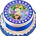 Produktbild 2 nd Birthday Blue Jungle Animals Star Bordüre 19,1 cm vorgeschnittenen Essbarer Zuckerguss Kuchen Topper Dekoration