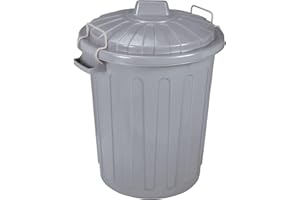 CURVER Poubelle de rue 23L - Poubelle à verre, sac - 40 x 35 x 45 cm - Gris