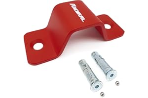 RADIKAL RK544R Anclaje Suelo Antirrobo para Cadena Seguridad hasta ø40, Alta Seguridad Mas Visible, 2 Pernos Expansión, Antirrobo Fijación Suelo Pared Cadena Parking Garaje Moto Remolque Scooter Bici