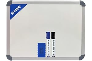 Maxi dry-wipe Whiteboard A3 (30x40cm) + 2pc whiteboard Colour Markers, Child Safe Non-Toxic Inks+ 1pc dry wipe Eraser BIG