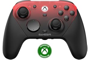 GameSir G7 Pro Mando 1000Hz con Estación de Carga para Xbox Series X|S, Xbox One, Windows 10/11 & Android – Joysticks TMR, Gatillos Ajustables & 4 Botones Programables – Shadow Ember