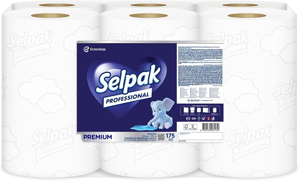 Selpak Professional Sensörlü Havlu, 25 Cm, 175 Metre