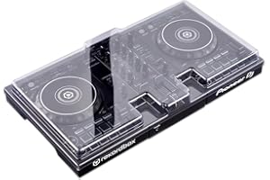 Decksaver LE Cover for Pioneer DJ DDJ-400 - Super-Durable Polycarbonate Protective lid in Smoked Clear Colour, Made in The UK - The DJs' Choice for Unbeatable Protection