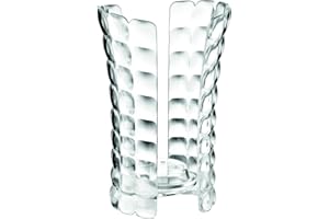 Guzzini - Tiffany, Portabicchieri Universale - Trasparente, 12 x 10,3 x h18,3 cm - 19960000
