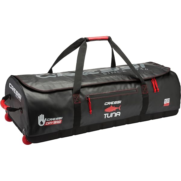 Sac De Plongée Mares Cruise Dry Roller 140L - Étanche, Avec Roues - Transport Facile - Bleu