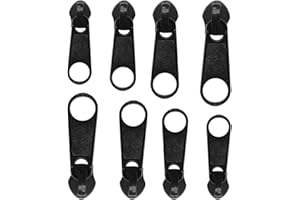 SUJEBKC 8 Piezas De Repuesto Cursor De La Cremallera,Cremallera De Repuesto,Que Se Utiliza para Reemplazar El Cursor De La Cremallera De Chaquetas,Mochilas y Maletas