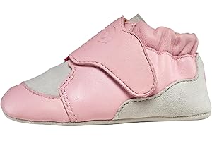 Affenzahn Krabbelschuh Leder Crawly Babyschuh aus Leder für Mädchen und Jungen Klettverschluss weich flexibel rutschfest Lauflernschuhe