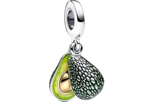 NUNUYAYA Charms Abaloriosde Cuentas Plata de Ley 925 con Circonita Cúbica Elephant Leaf Butterfly Car Dangle Charms Colgante Compatible con Niña Mujer Europeo Pulsera Collar