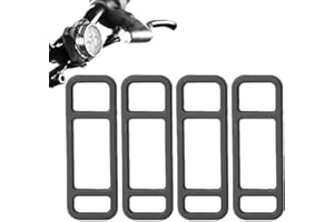 TUMOTSIT Cinturino in silicone leggero per bicicletta, torcia elastica Cinturino per telefono Torcia Supporto per altoparlante Fasciatura Faro Fanale posteriore Cinghie, Guida Specchietto