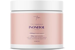 ‎QSTA Myo-Inositol & D-Chiro PCOS 4100MG Vegane Kapseln – Stoffwechselfunktion, Hormonelles Gleichgewicht und Psychisches Wohlbefinden – 9-in-1 mit Folat 5-MTHF, Chrom, Zink, Vitamin B6, B12 & D3