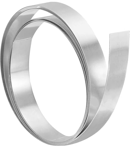 Profilo Piatto In Acciaio Inox AISI 304 - Spessore 1mm, Larghezza 1cm, Lunghezza 200cm