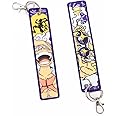 ComicSense.xyz Polyester One Piece Anime Woven Keyring, Joy Anime Keychain For Bag Bike Car Collectible - Pack Of 1,Multicolor