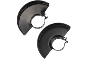 YSTJKD Sécurité Pour Meuleuse d'Angle Couverture De Meuleuse d'Angle Protecteur Pour Meuleuse d'Angle Utilisé Pour 115 Avec 125 Meuleuses d'Angle, Accessoires d'Outils Électriques Noir 2 Pcs