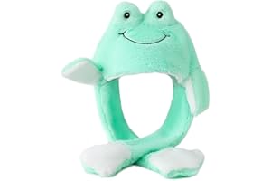 Dodheah Orecchio Mobile Cappello Peluche Cappello Divertente Animale Cosplay Orecchie Che Si Muovono Bambini Adulti Regalo Natale