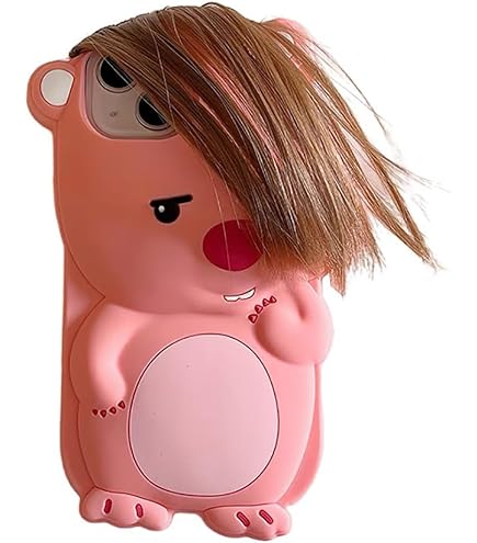 UnnFiko Telefoonhoesje met koord, compatibel met iPhone 14 Pro, siliconen telefoonhoes met verstelbare ketting om om te hangen, melkthee