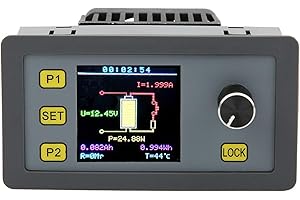 SEAFRONT Modulo di Carico Elettronico Tester di Carico Elettronico a Corrente Costante Rilevatore di Carico Regolabile Tester di Carico della Batteria 30W 5A