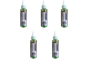 RICHOLYN Olio lubrificante per Tapis roulant, Olio di Manutenzione per Tappetino da Corsa, Olio di Silicone per Cinghia di Tappetino da Corsa, Cintura lubrificante per Sport Corsa e Fitness, 60 ml*5 Pezzi