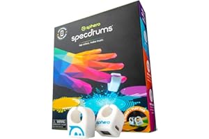Sphero 2 Ring Specdrums: Turn Color into Music, Included Play Pad, STEAM Activities, Create Sounds, Loops, Beats for Musicians of Any Skill Level, MIDI Support, Connects to GarageBand and Ableton