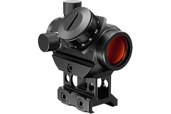 Paike 1 x 25mm Viseur à Points Rouges avec Support de Colonne Montante de 1 Pouce