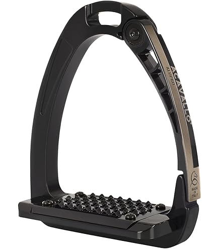 Staffe Di Sicurezza Per Equitazione - Design Moderno In Oro/Nero Per Massimo Comfort - Foto 5