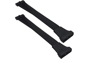 Bopfimer Small USB 3.0 19/20 Pin Internal Header Cable for Motherboard 4.7 Inches ()